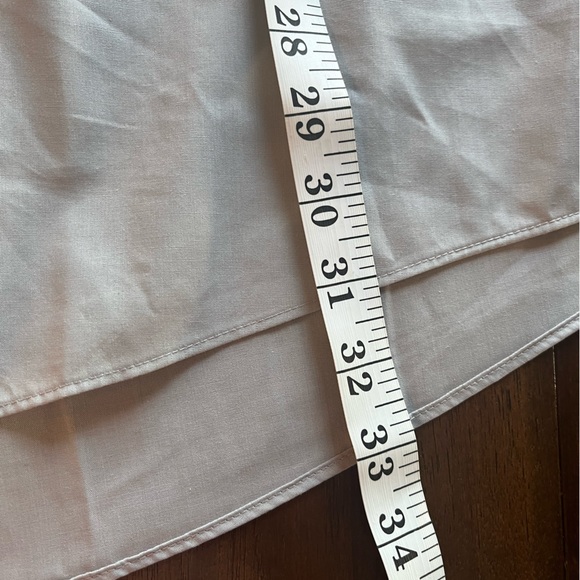 Stafford Travel Easy-Care Broadcloth Men’s light gray button down dress shirt - Picture 3 of 12